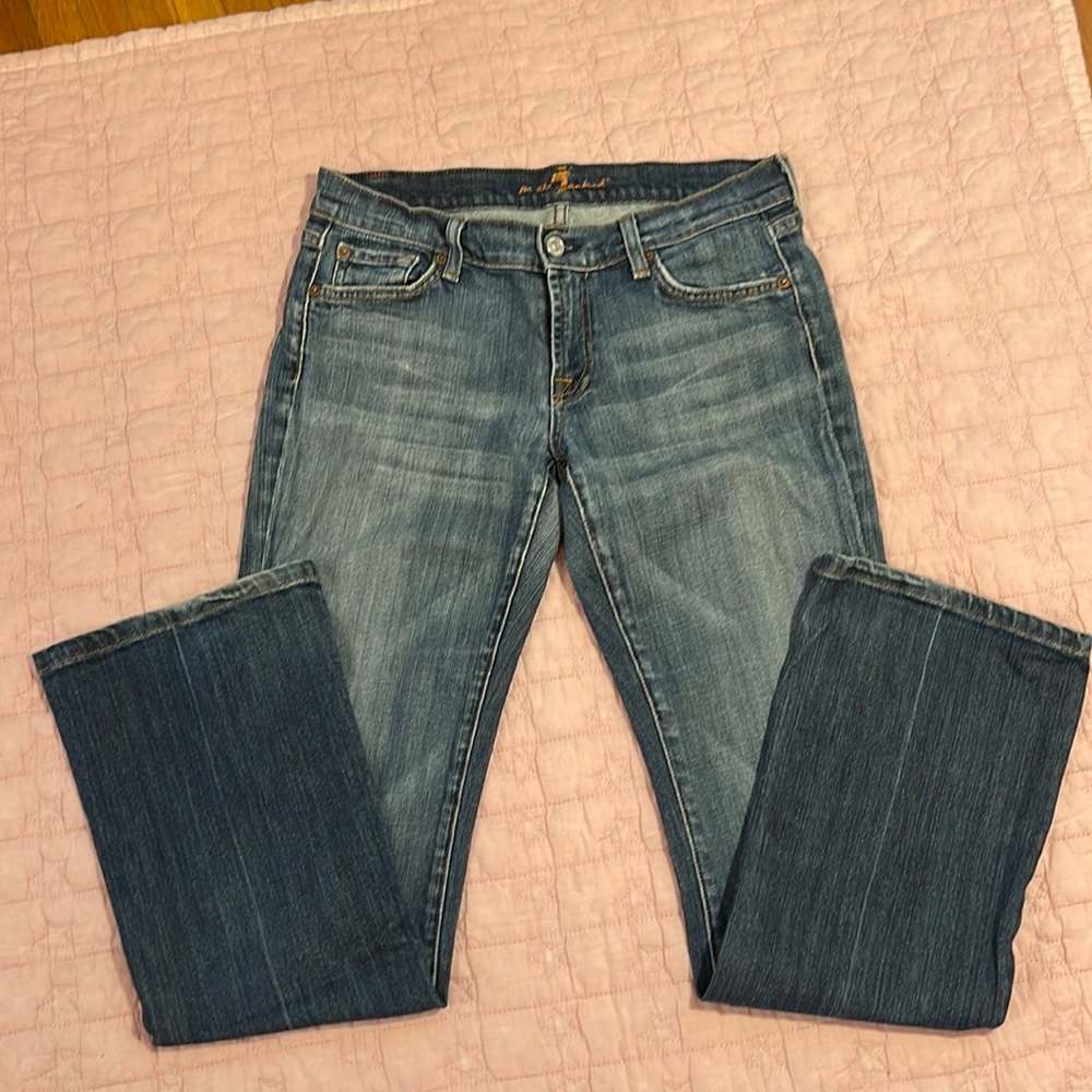 Vintage 7 For All Mankind Bootleg Cut Jeans